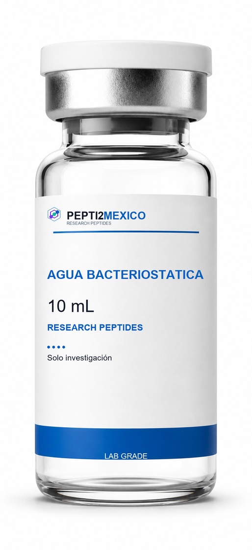 Vial PEPTI2MEXICO Agua bacteriostática 10 mL